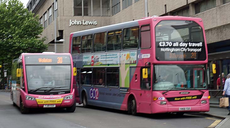 Nottingham Scania N94UD East Lancs 751 & Optare Solo SR 350